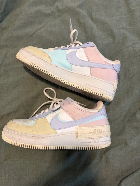Nike Shoes - Nike Low-Top Sneakers in Pastel Blue, Pink, Yellow & White
